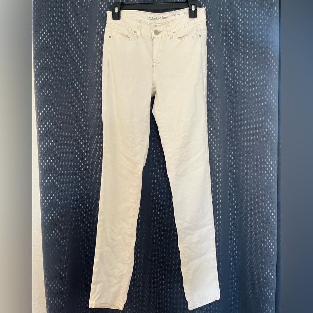 CALVIN KLEIN White Jeans